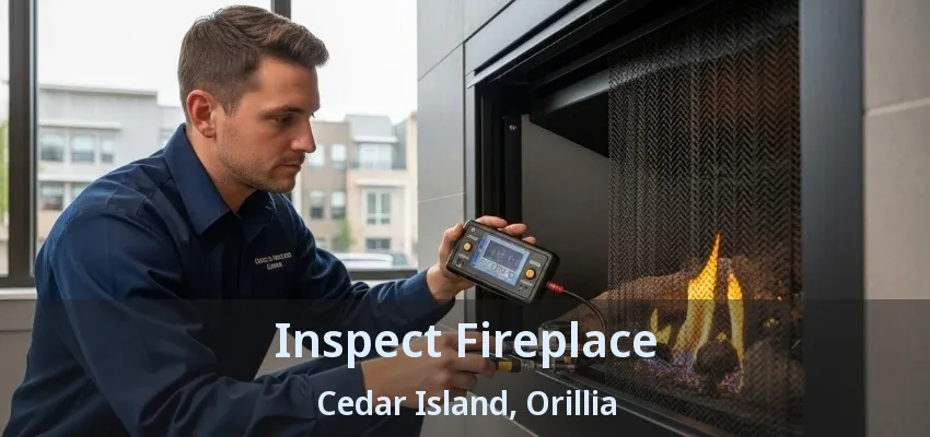 Inspect Fireplace Cedar Island, Orillia - ON Inspect Fireplace Cedar Island, Orillia - ON